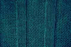 手工制作的针织背景细节羊毛线程