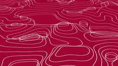 红色的地形地图背景概念摘要背景空间地理位置波浪背景