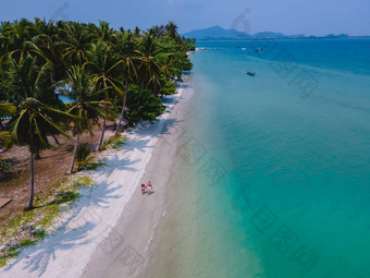 KOH穆克热带岛安达曼海泰国热带海滩白色沙子