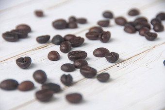 分散咖啡豆子木封面背景可定制的空间文本咖啡的想法