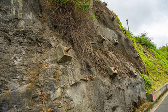 岩石螺栓锚保护岩石山坡上破坏保护岩石坡崩溃<strong>钢筋</strong>混凝土锚