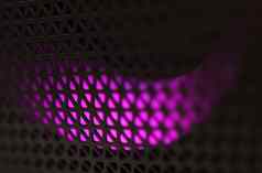 摘要背景黑色的有图案的晶格紫色的发光二极管发光