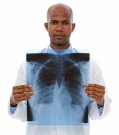 采取更紧密的肺放射科医生x射线