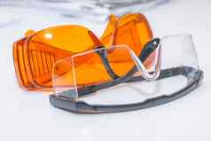 集合安全眼镜病人健康设备防止交叉感染牙医诊所保护眼镜牙科护目镜设备口腔正畸学治疗