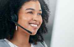 调用中心客户服务销售女人咨询耳机办公室脸联系crm电话销售女工作顾问支持
