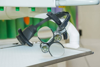 牙科双筒望远镜卢普斯白色tablel牙科办公室牙医护目镜保护眼镜牙医的办公室牙科牙科卢普斯