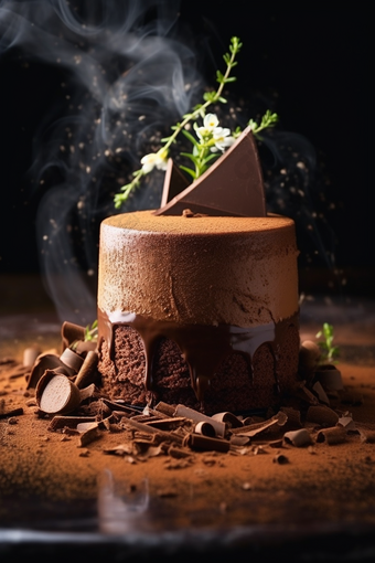 巧克力慕斯蛋糕高清摄影图42