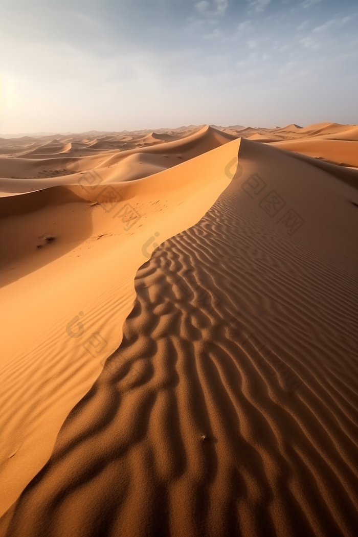 宏伟的沙漠风光高清摄影风景神秘