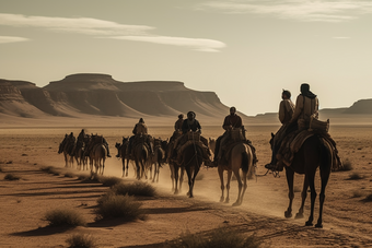 宏伟的沙漠风光高清摄影风景经典