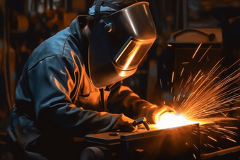 焊接焊工<strong>工作</strong>工厂电人钢材工厂