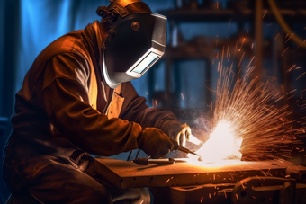 焊接焊工工作劳动作业