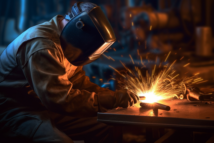 焊接焊工工作工厂工人