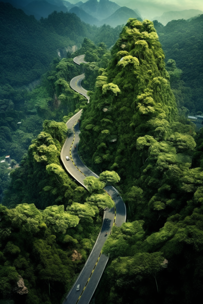盘山公路图片-盘山公路素材免费下载-包图网