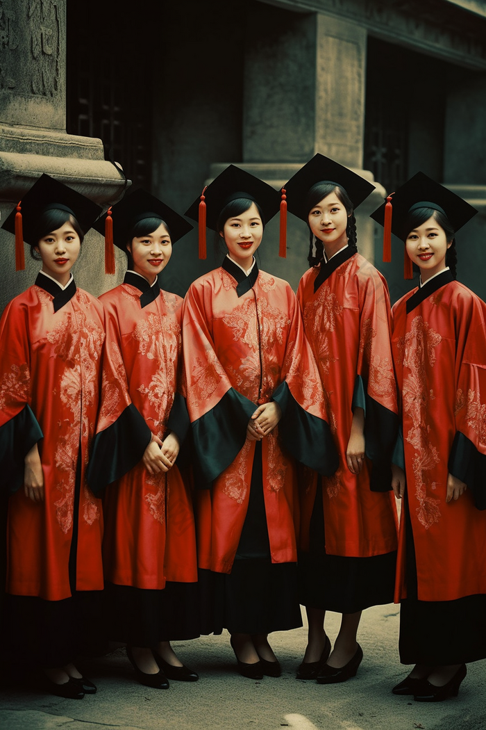 亚洲毕业生高清快乐年轻