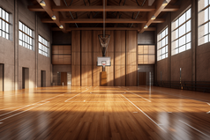 室内篮球场高清摄影图12