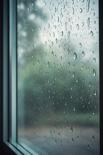 雨天窗户高清室内室外