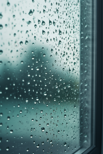 雨天窗户高清雨水室内