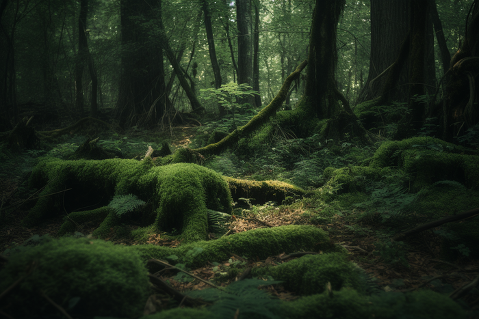森林高清微距植物雨林