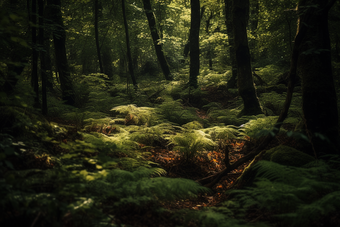 森林高清微距丛林绿色