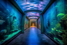 水族馆观光隧道室内摄影图10