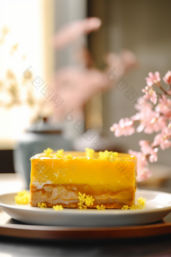 传统美食<strong>桂花</strong>糕高清美味食品