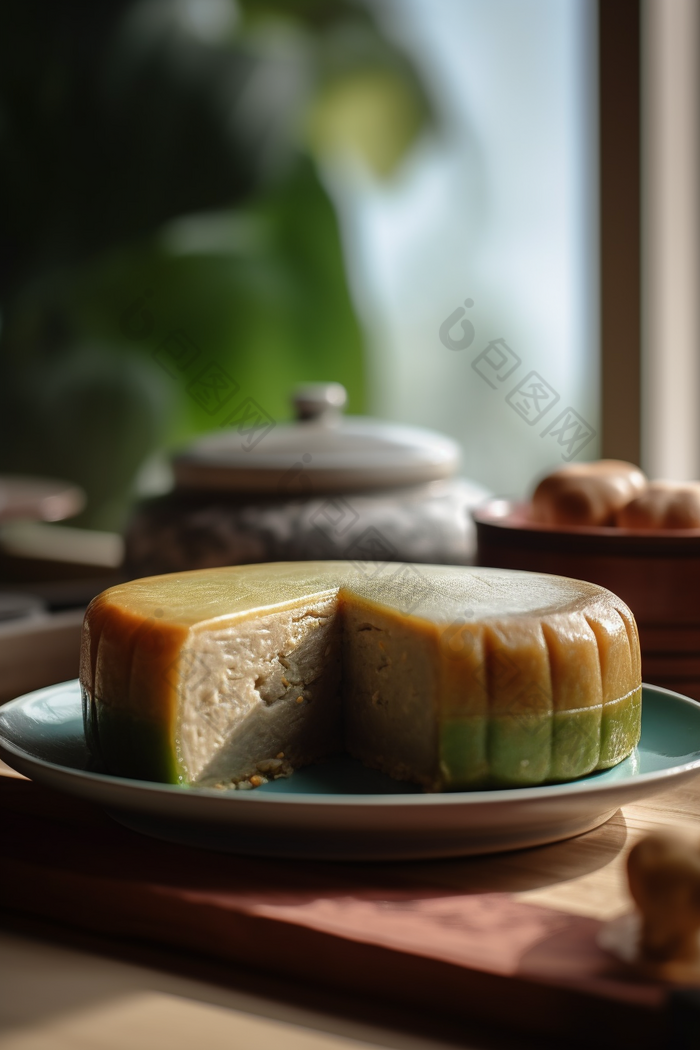 传统美食绿豆糕高清食物早餐