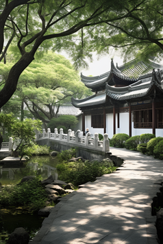中式园林建筑摄影图16