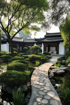 中式园林建筑摄影图2