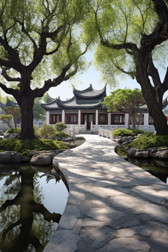 中式园林建筑摄影图24