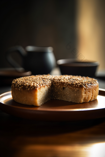 传统美食<strong>芝麻</strong>饼高清美味早点