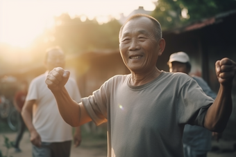 老年人休闲锻炼身体<strong>健康</strong>体育