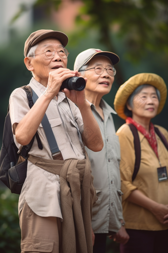 老年人休闲锻炼身体竖图<strong>体育活动</strong>清晨