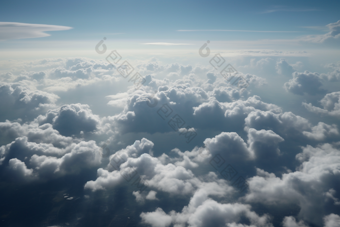 天空中的云彩朵大气层