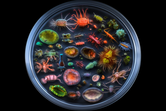 生物细菌<strong>培养皿</strong>显微镜下摄影图21