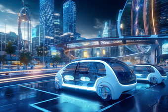 智慧城市无人驾驶车辆技术科技