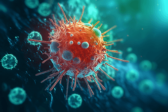 病毒及癌细胞微观摄影图3
