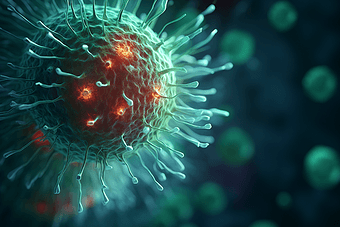病毒及癌细胞微观摄影图4
