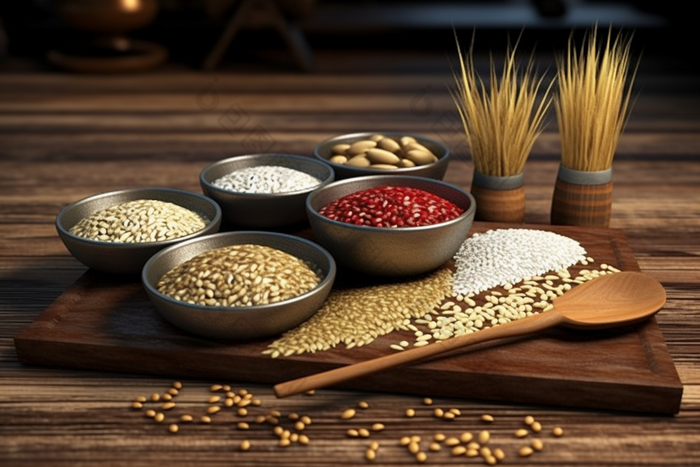 五谷杂粮农作物健康小麦