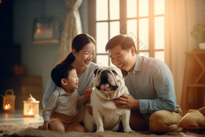 温馨家庭合影高清合照纪念图片-包图网