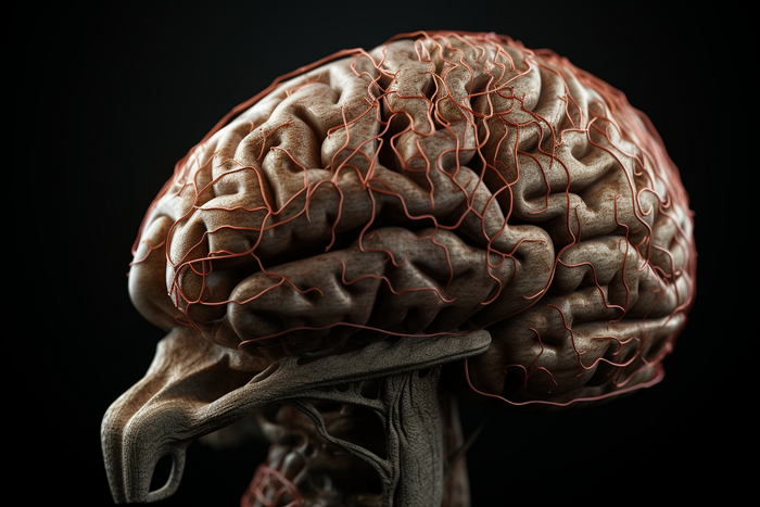 大脑小脑透视图人类错综复杂
