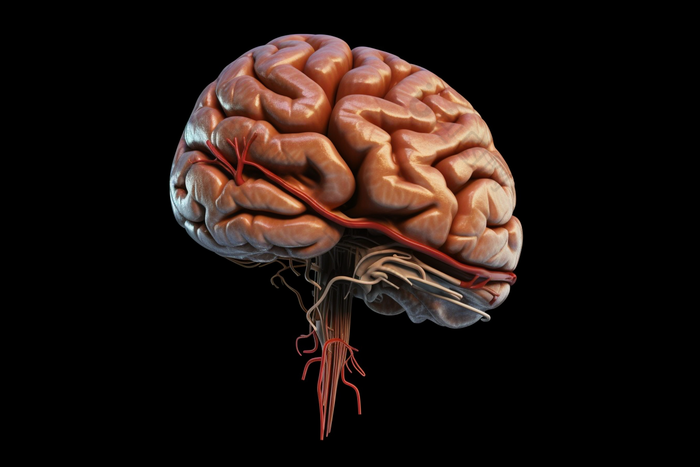 大脑小脑透视图错综复杂脑组织
