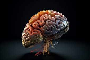 大脑小脑<strong>透视图</strong>错综复杂脑解剖