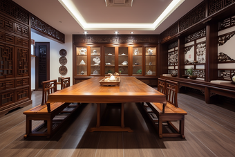 中国古典韵味茶室品盘