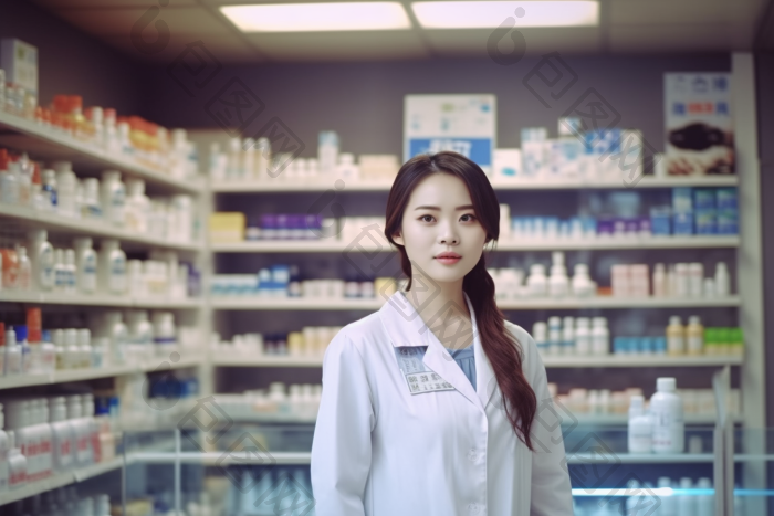 医药师药剂师人像医生药草图片-包图网
