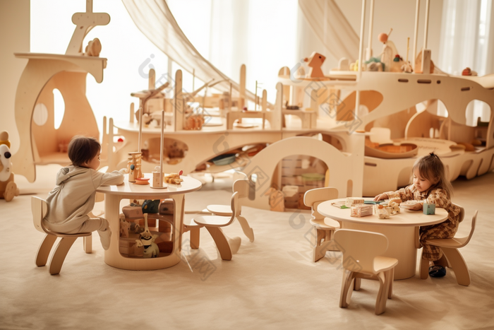 温馨儿童活动室幼儿木质