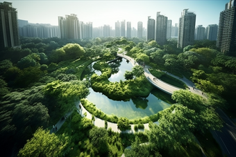 城市园林规划环境艺术呼吸