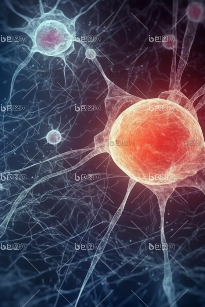 人体内部游离的神经细胞生物医疗高清图片下载-包图网