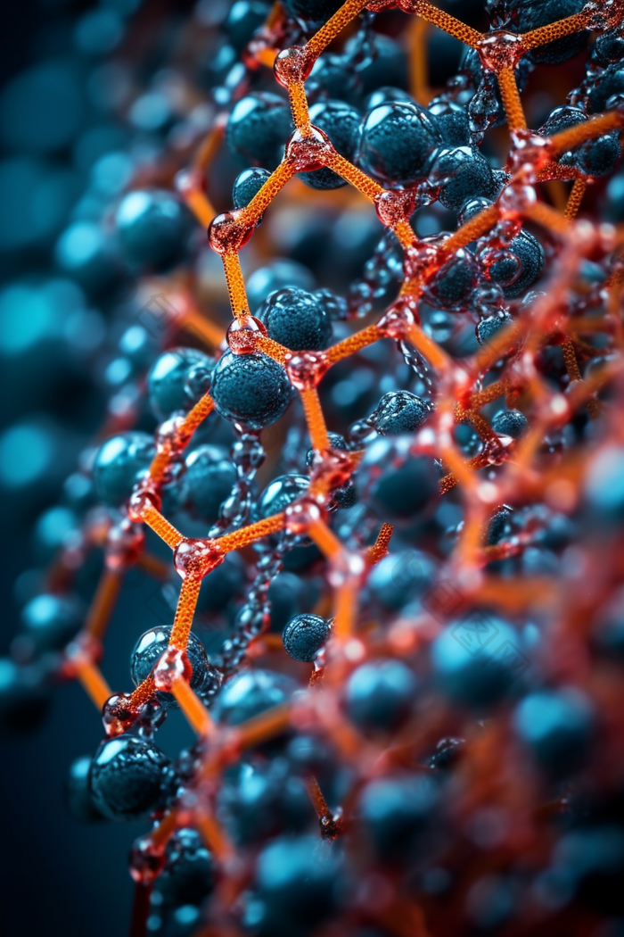 分子纳米材料模型生物科技