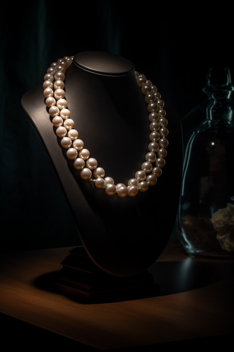 高级珠宝项链展示首饰商品