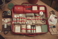 医疗包工具绷带摄影图41